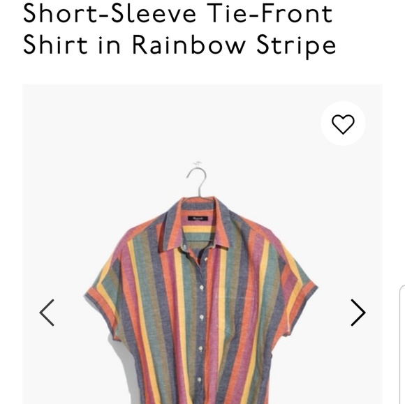 ISO!!!!!! Madewell Short-Sleeve Tie-Front - Picture 2 of 2